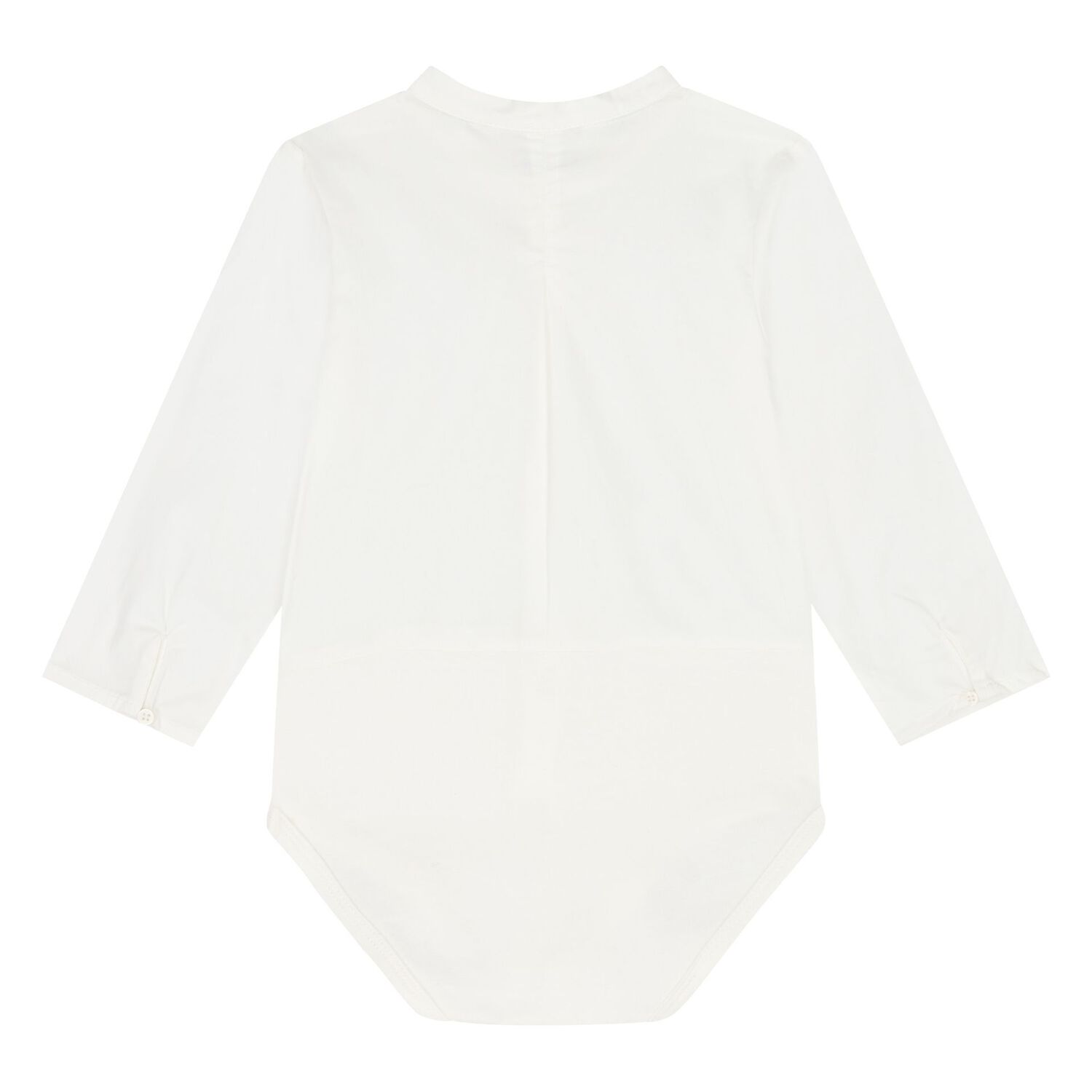 Baby Boys White & Beige Dungaree Set, 1, hi-res