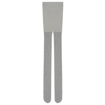 Girls Grey Shimmer Tights
