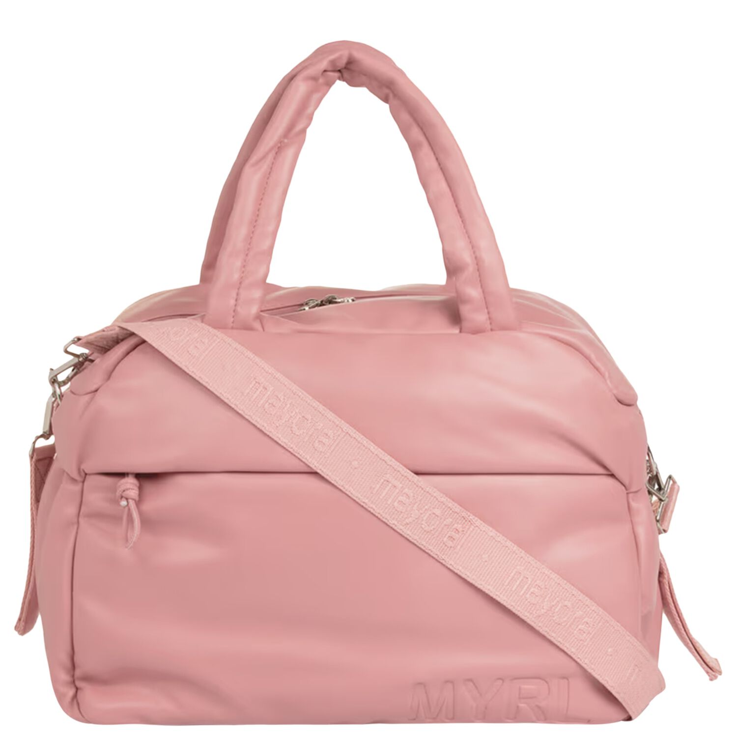 Baby Girls Pink Logo Changing Bag, 2, hi-res