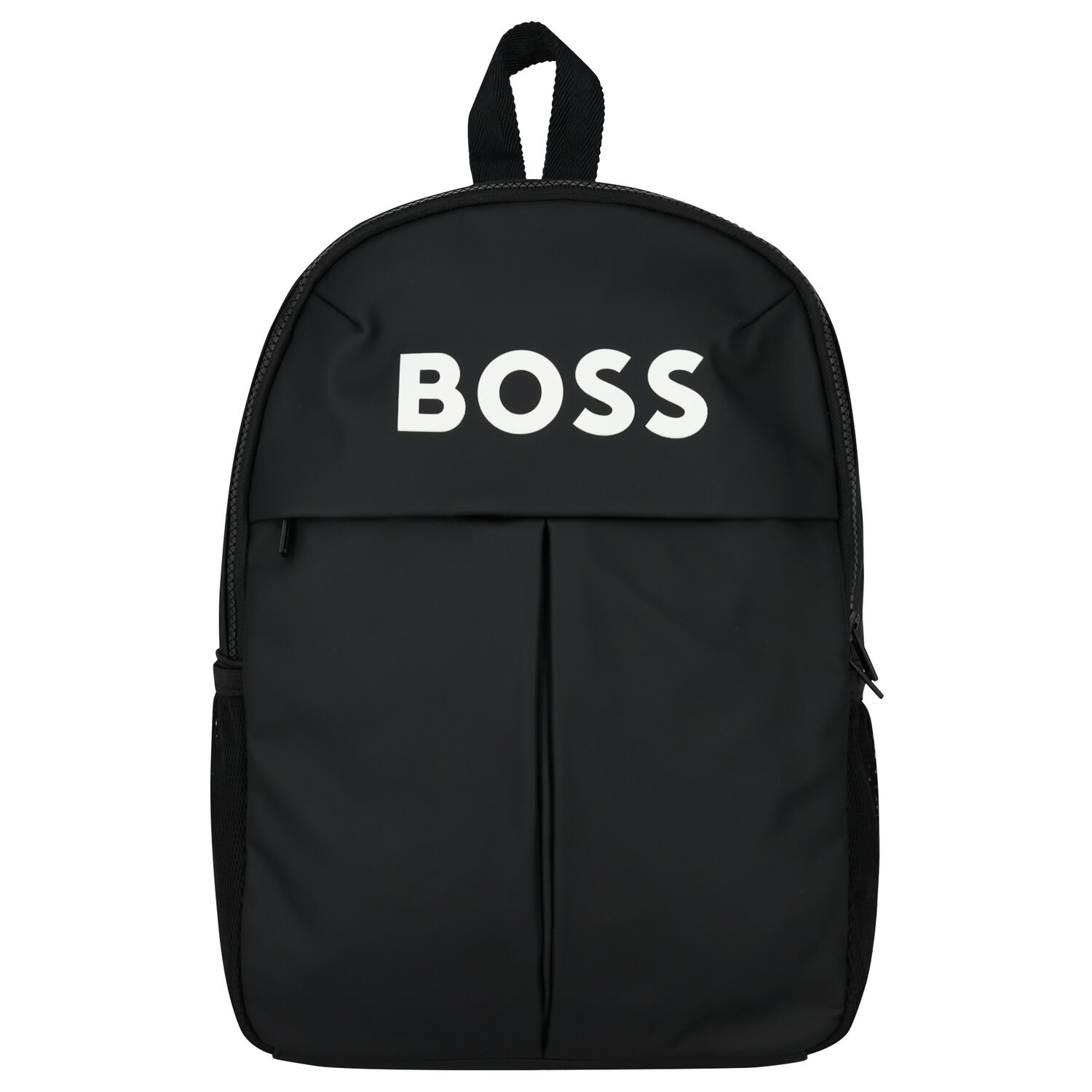 Boys Black Logo Backpack, 1, hi-res image number null