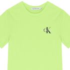 Boys Green Logo T-Shirt, 13, hi-res