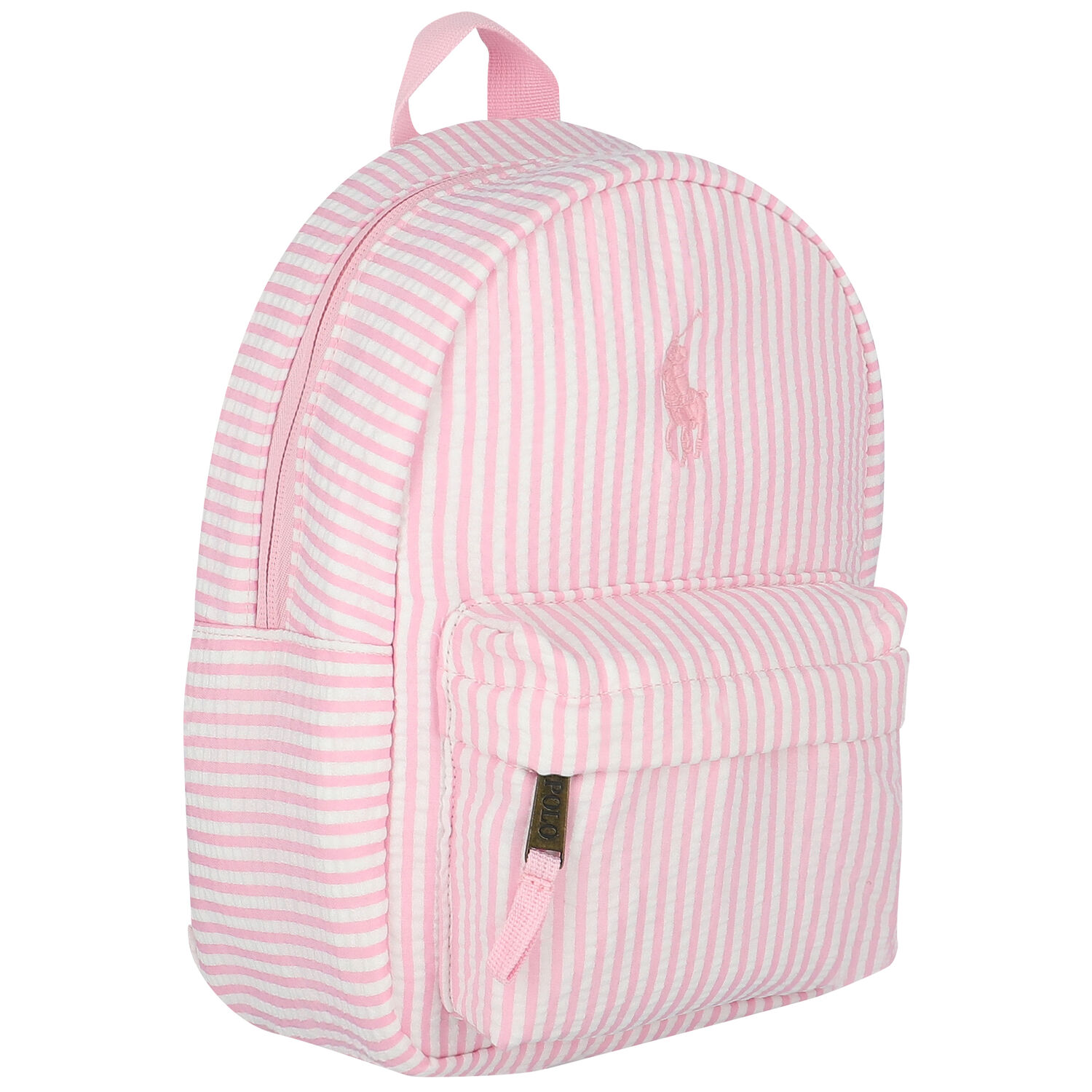 Younger Girls Pink & White Logo Backpack (27CM), 1, hi-res image number null