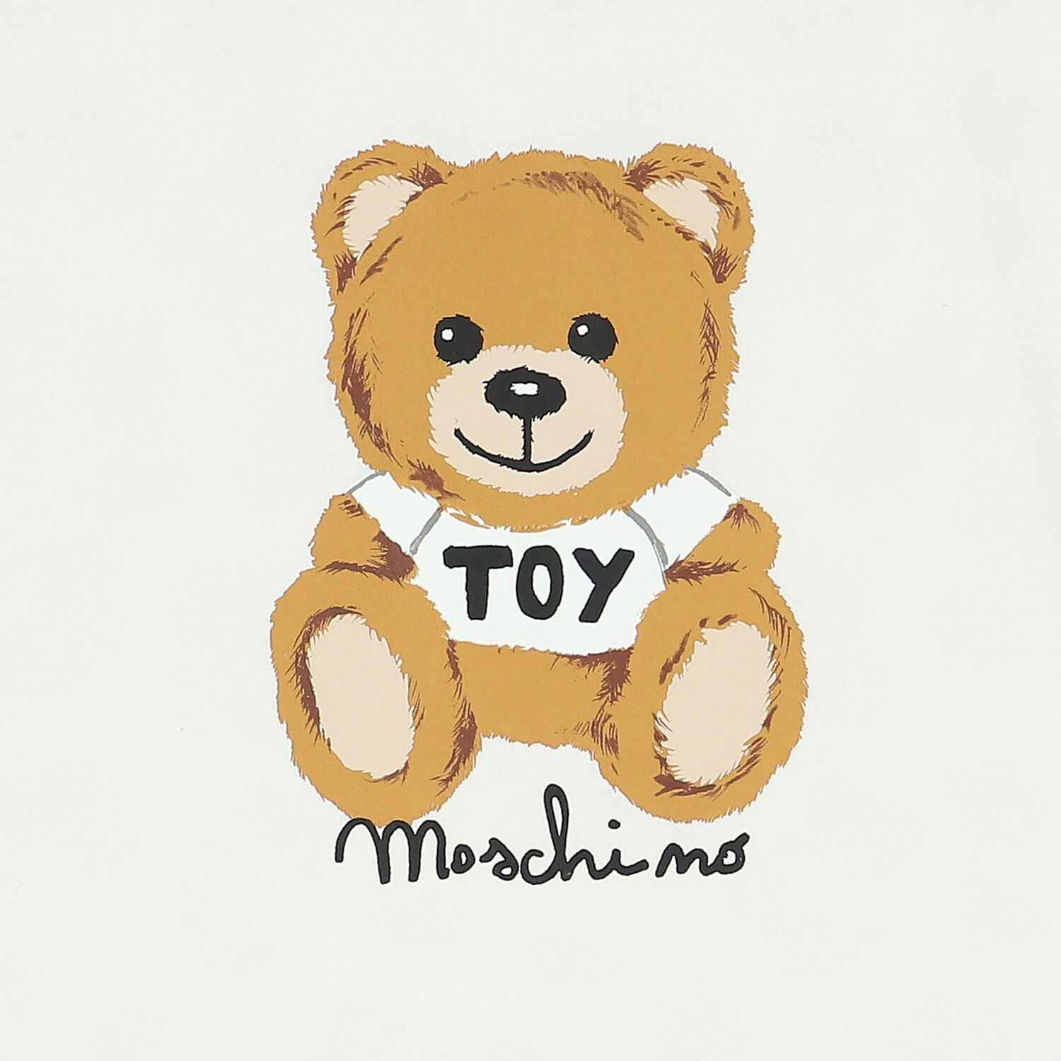Ivory Teddy Logo Baby Blanket, 1, hi-res