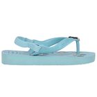 Younger Boys Blue Disney Logo Flip Flops, 4, hi-res