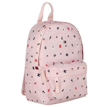 Pink Heart Logo Backpack ( 35CM )