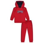 Boys Red Logo Tracksuit, 1, hi-res