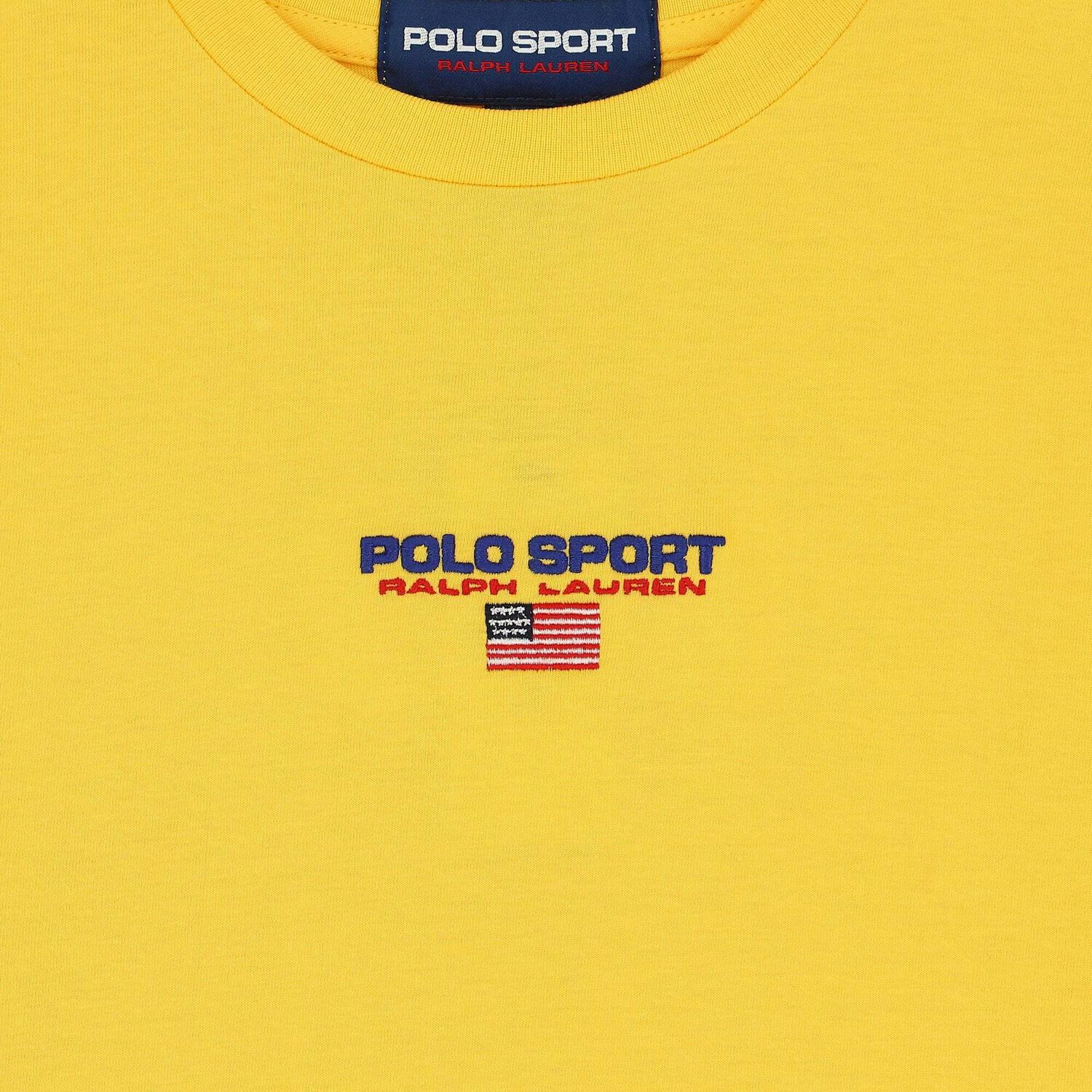 Older Boys Yellow Logo T-Shirt, 1, hi-res