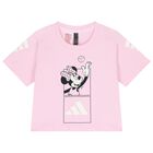Girls Pink & Black Minnie Mouse Disney Shorts Set, 1, hi-res