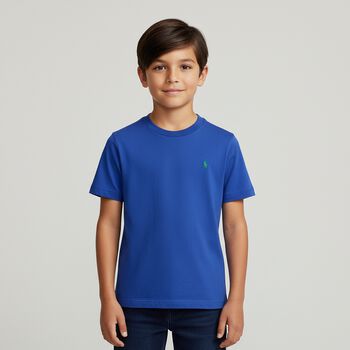 Boys Blue Logo T-Shirt
