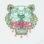 Girls White Tiger Logo T-Shirt, 1, hi-res
