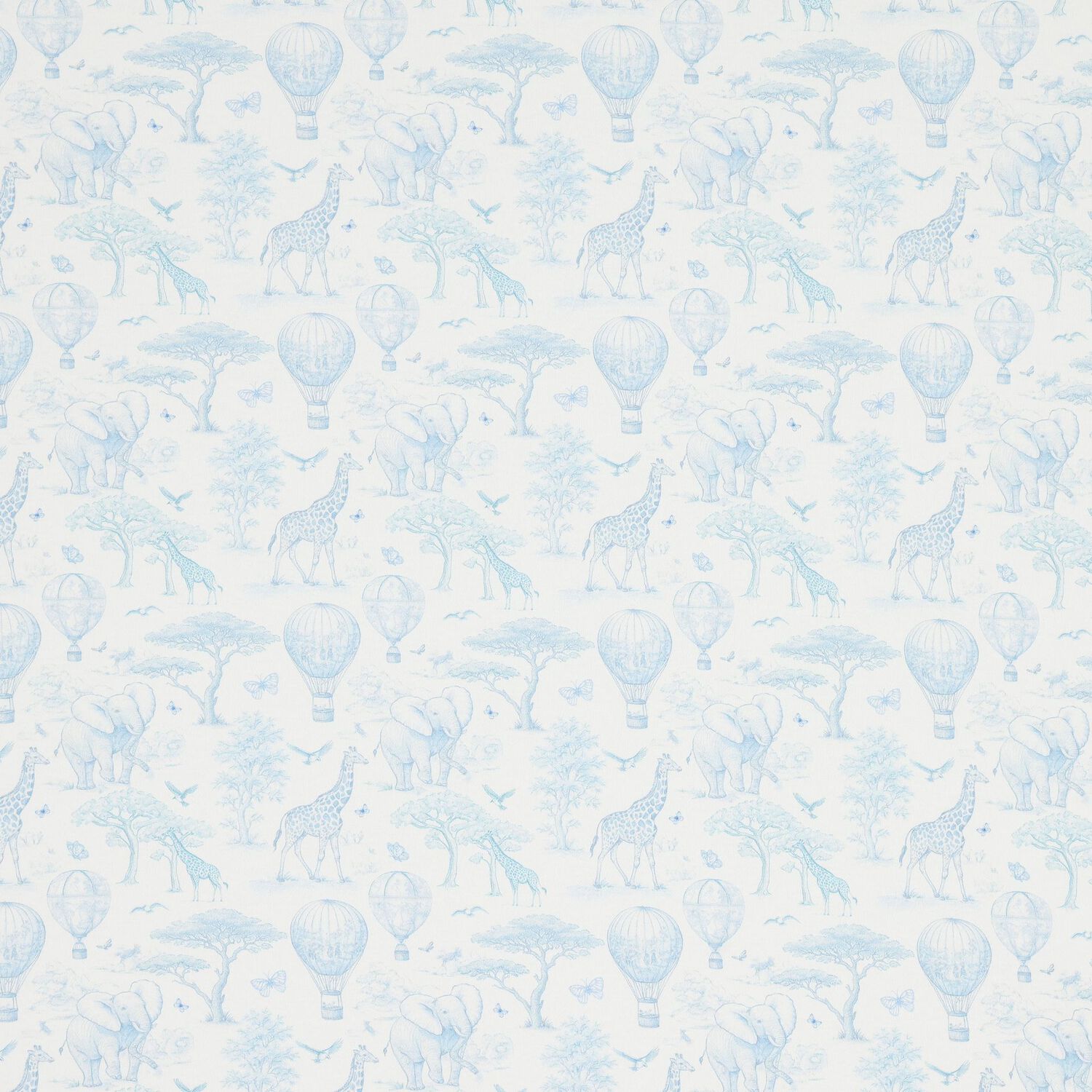 Baby Boys White & Blue Africa Babygrow Gift Set, 1, hi-res