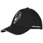 Black Logo Ikonik Karl Cap, 1, hi-res