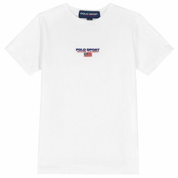 Boys White Logo T-Shirt