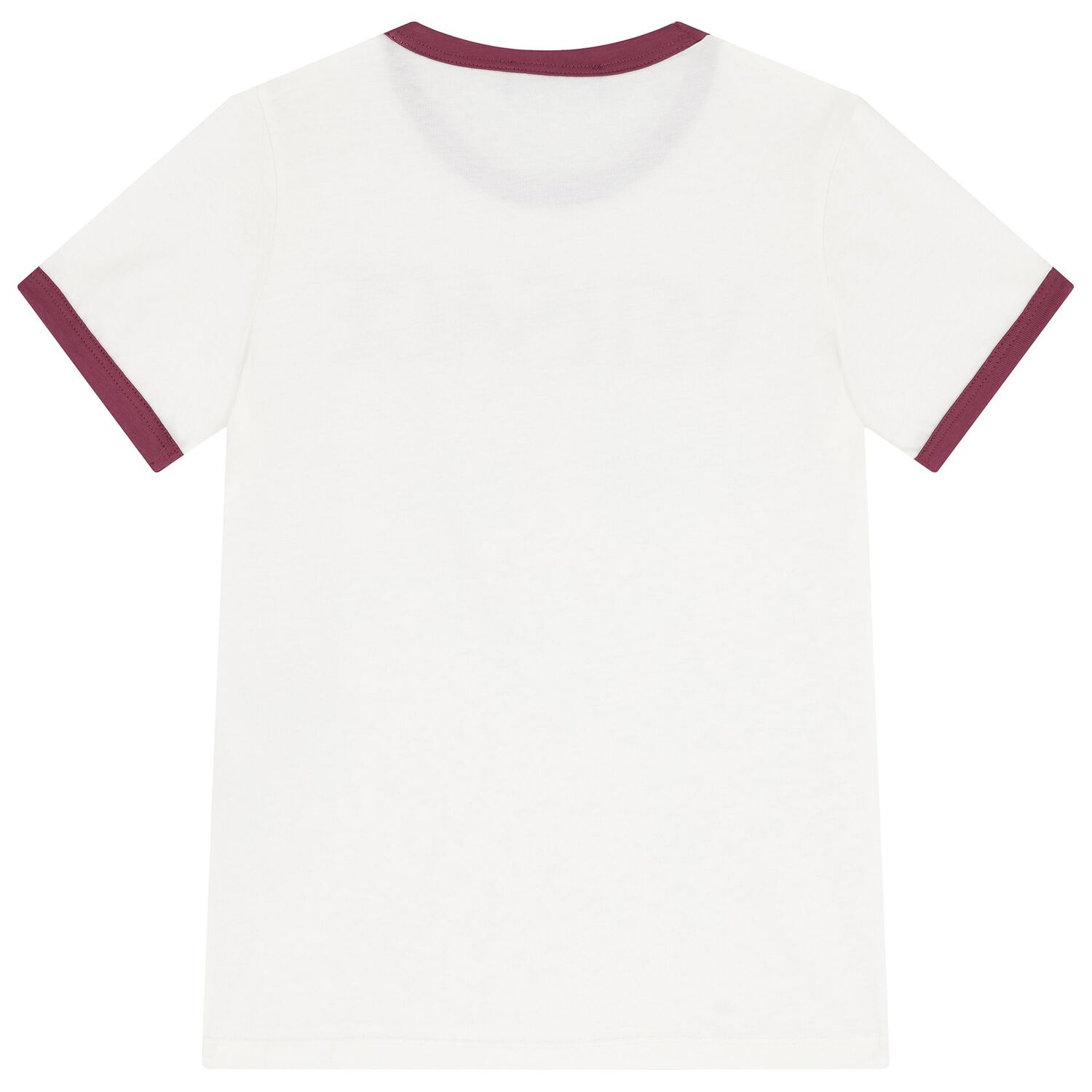 Ivory & Burgundy Logo T-Shirt, 2, hi-res