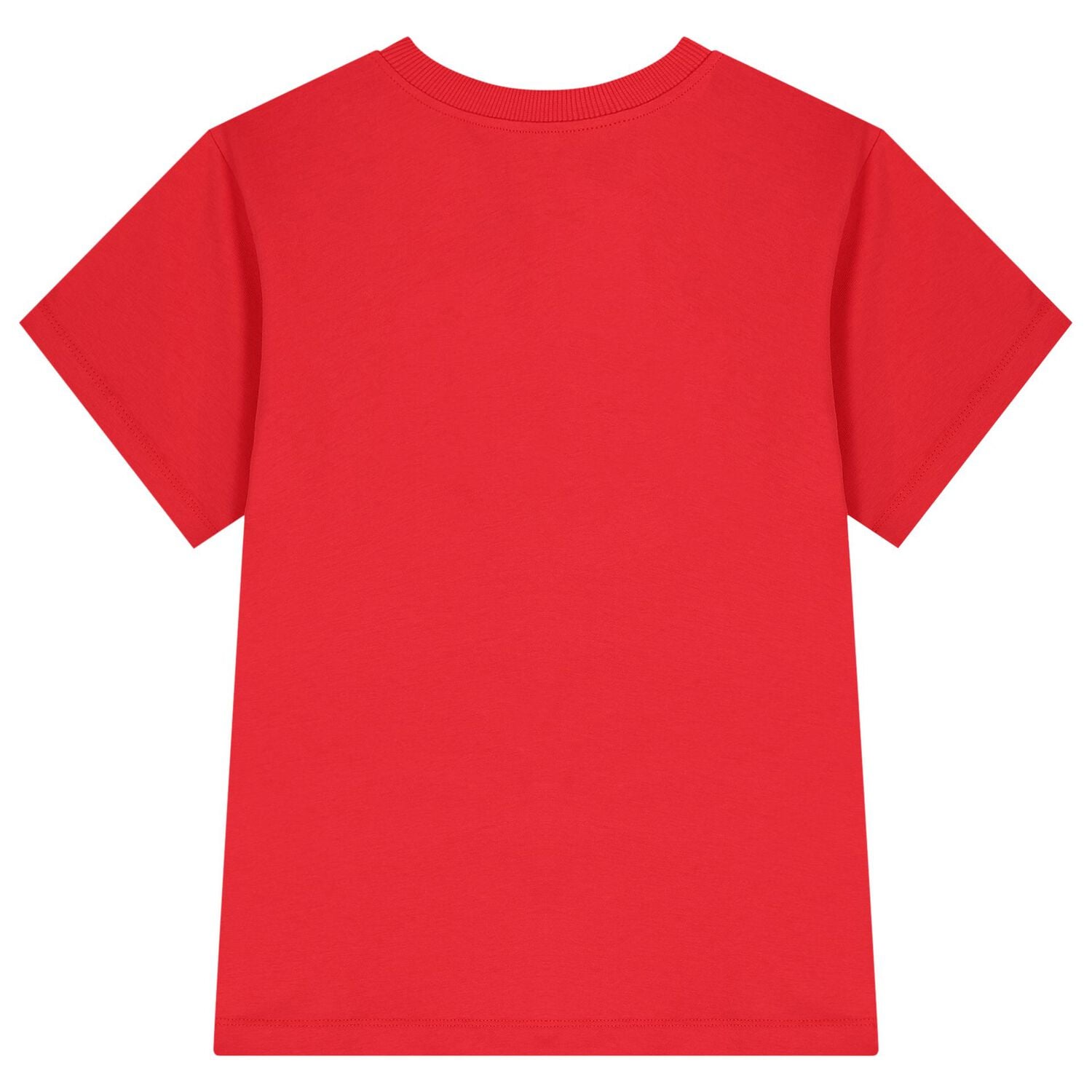 Boys Red Teddy Bear Logo T-Shirt, 4, hi-res