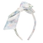 Girls Blue Floral Chiffon Headband, 4, hi-res
