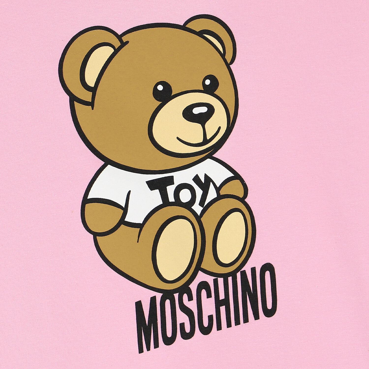 Pink Teddy Bear Logo T-Shirt, 6, hi-res