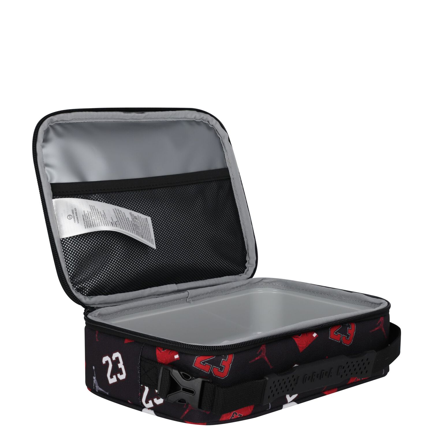 Black Jordan Logo Lunch Bag, 2, hi-res
