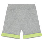 Younger Boys Green & Grey Shorts Set, 1, hi-res