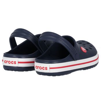Navy Blue Crocband Clogs Sandals