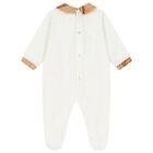 Ivory & Beige Geo Map Babygrow Gift Set, 1, hi-res
