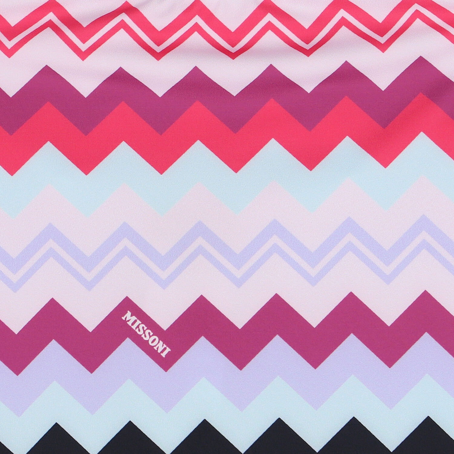 Girls Purple & Pink Zigzag Logo Swimsuit, 1, hi-res