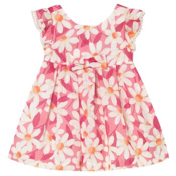 Younger Girls Pink Floral Dress