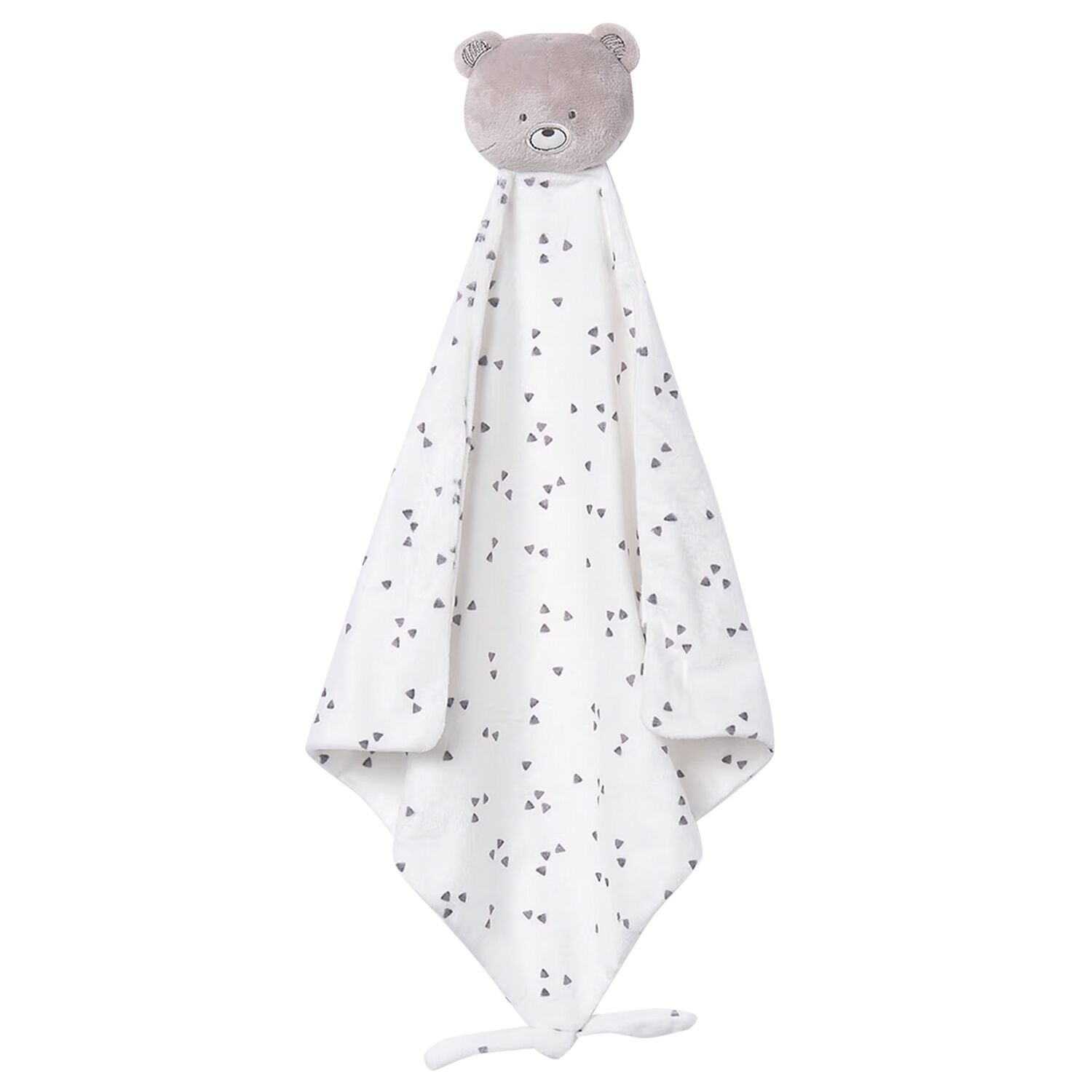White Teddy Bear Baby Doudou Comforter, 1, hi-res