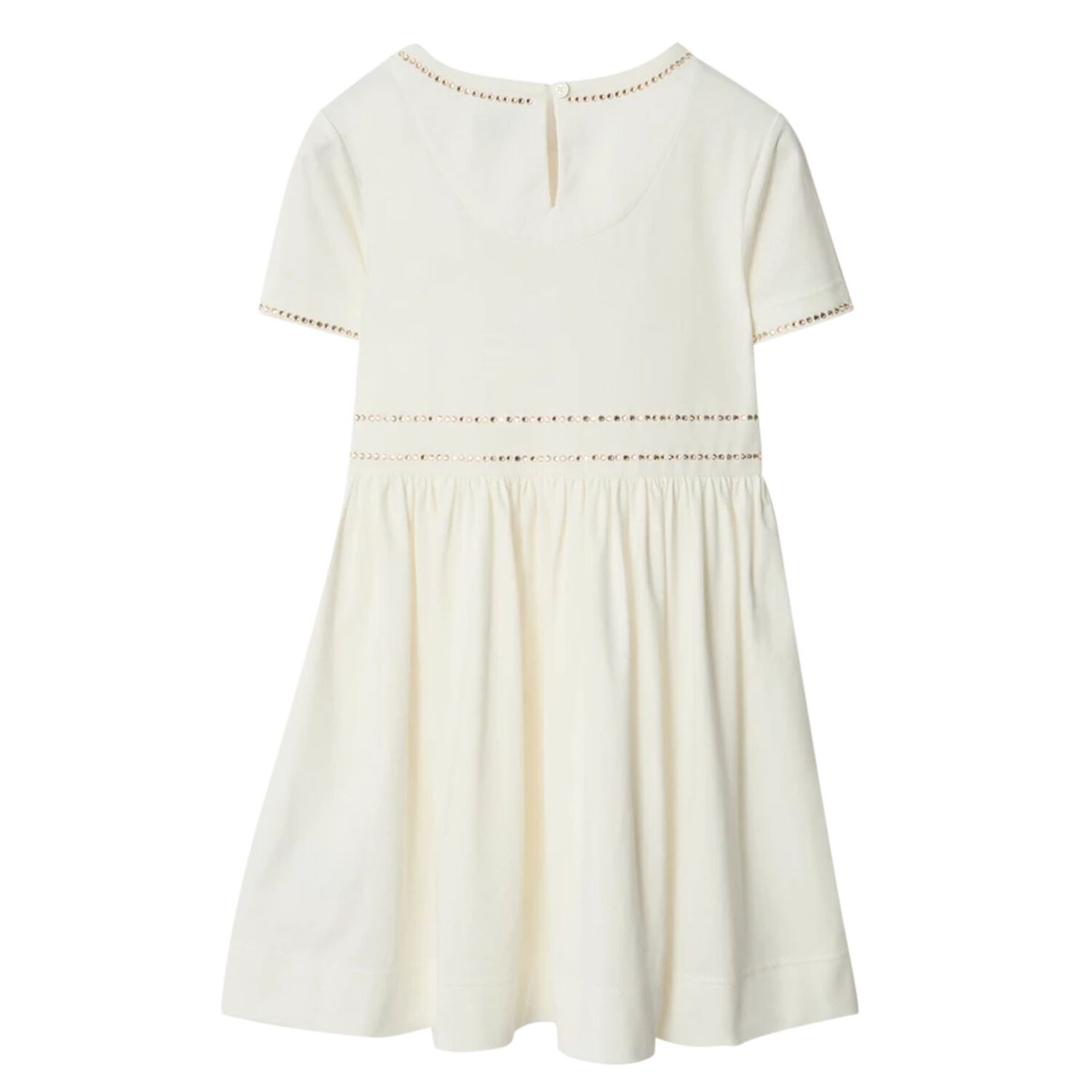 Girls Ivory Equestrian Knight Dress, 1, hi-res