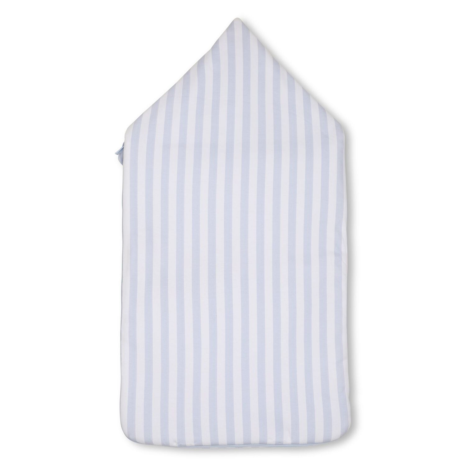 Baby Boys White & Blue Striped Logo Nest, 2, hi-res
