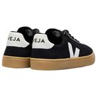 Black Logo Canvas Trainers, 1, hi-res