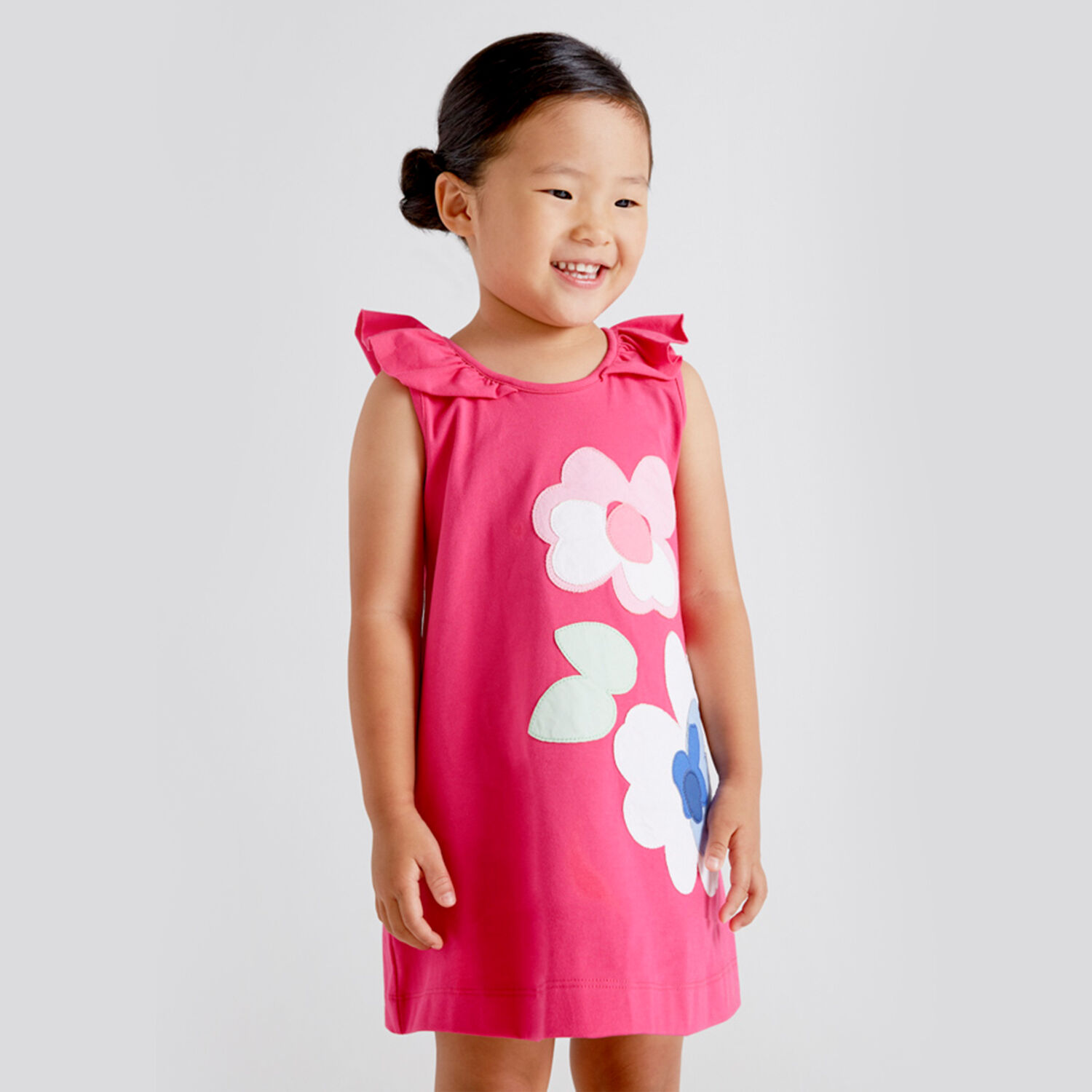 Girls Pink A-Line Dress, 1, hi-res image number null