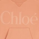 Girls Mini Me Orange Logo Sweatshirt Dress, 2, hi-res