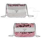 Girls Silver & Pink Sequins Bag&nbsp;, 2, hi-res