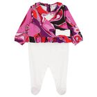 Baby Girls Multi-Coloured Orchidee Babygrow Gift Set, 1, hi-res