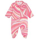 Baby Girls Pink & Ivory Iride Babygrow Gift Set, 2, hi-res