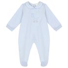 Baby Boys Blue Giraffe Babygrow Gift Set, 2, hi-res