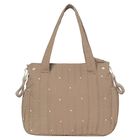 Beige Polka Dot Baby Changing Bag ( 27cm ), 1, hi-res