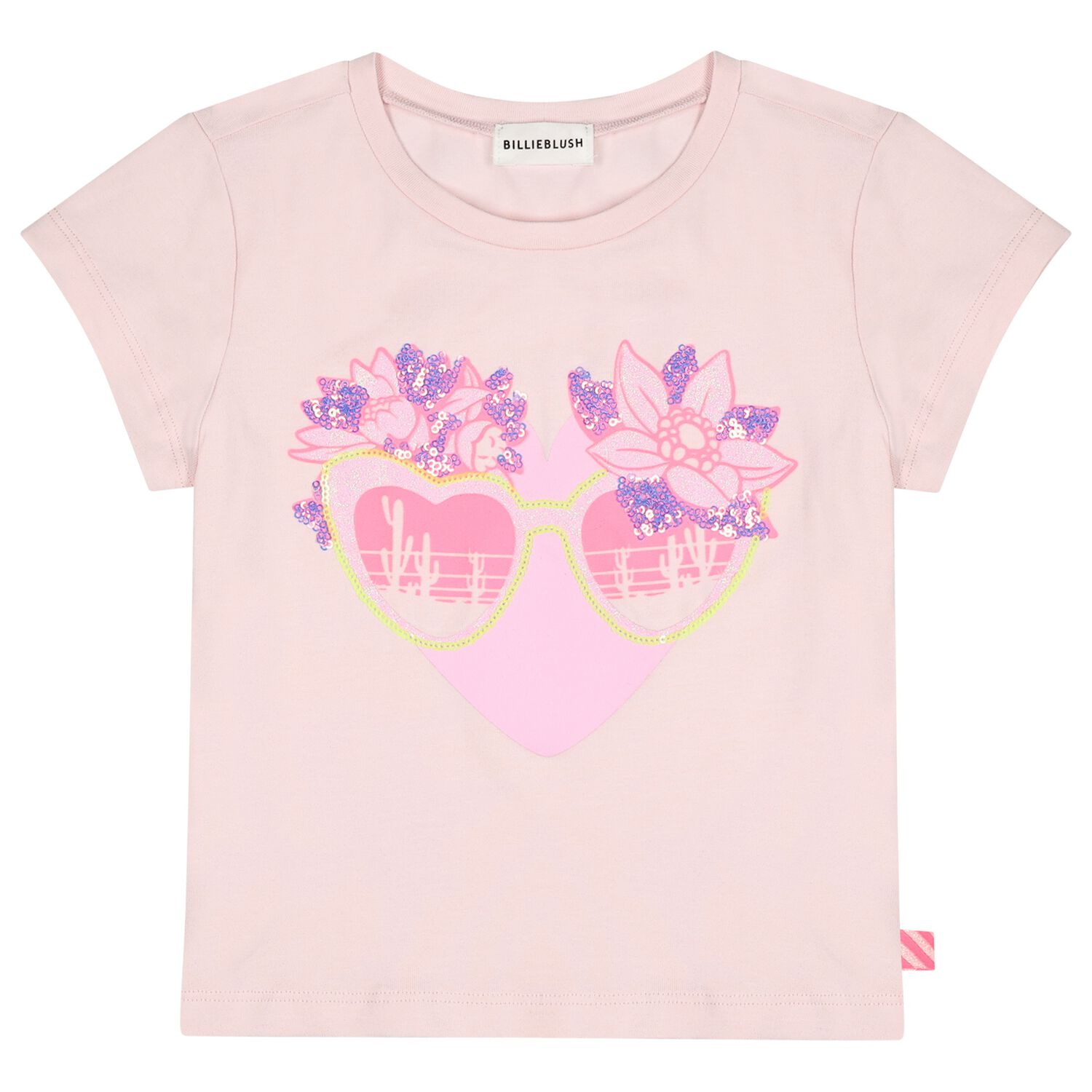Girls Pink Sunglasses T-Shirt, 1, hi-res