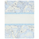 Ivory & Blue Geo Map Baby Blanket, 2, hi-res