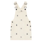 Girls Ivory Logo Dungaree, 1, hi-res