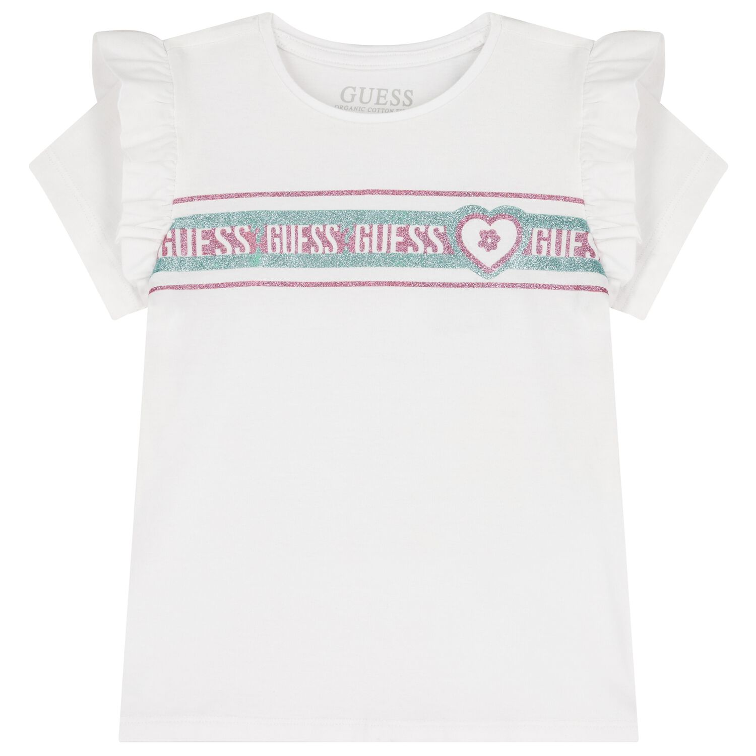Girls White Logo T-Shirt, 1, hi-res image number null