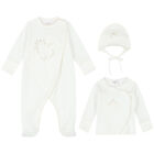 Baby Girls Ivory Gift Set, 2, hi-res