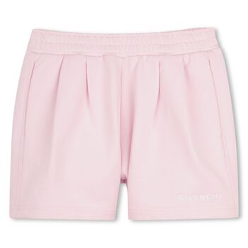 Girls Pink Logo Shorts