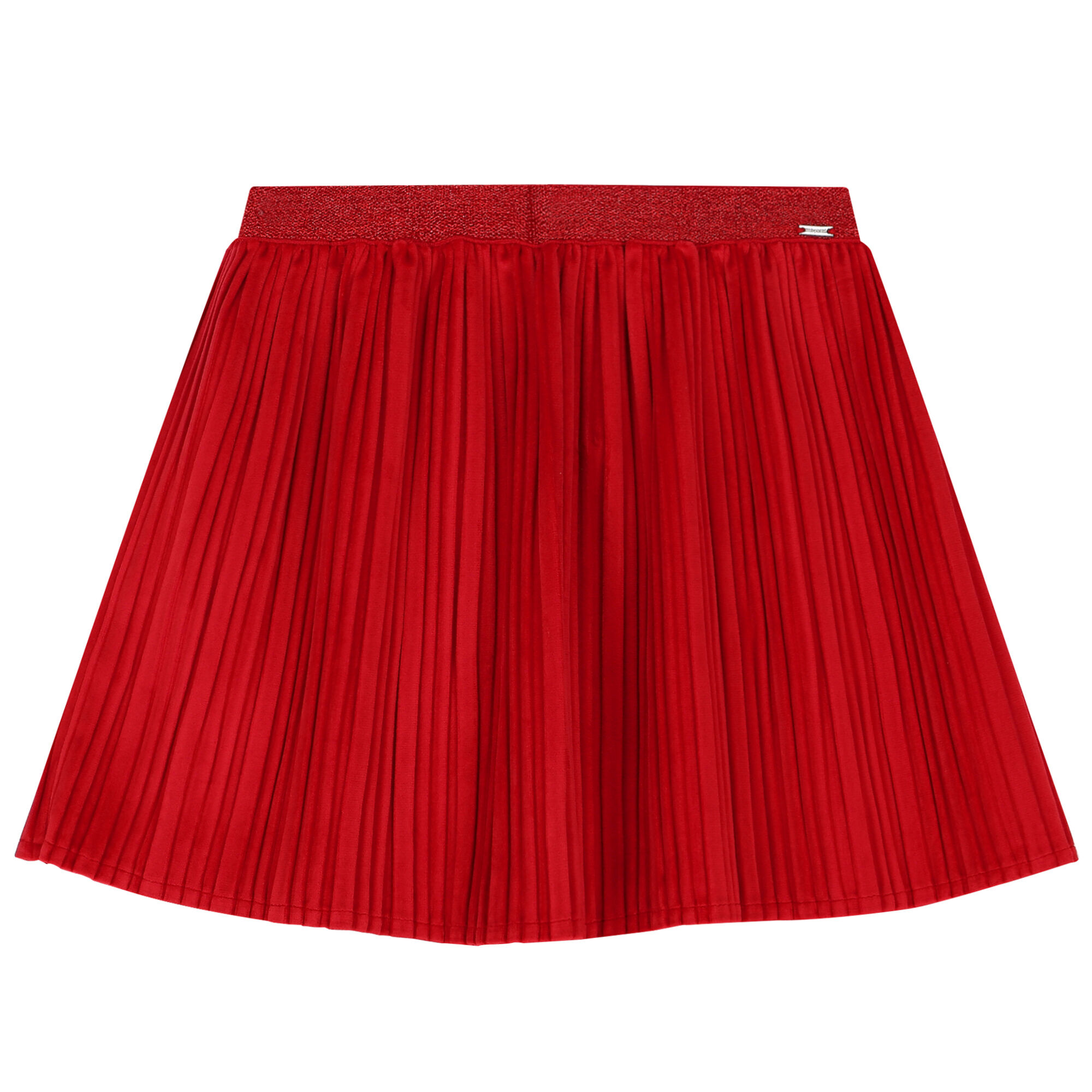 Red pleated skirt uk outlet