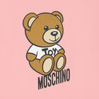 Pink Teddy Bear Logo Baby Blanket, 5, hi-res