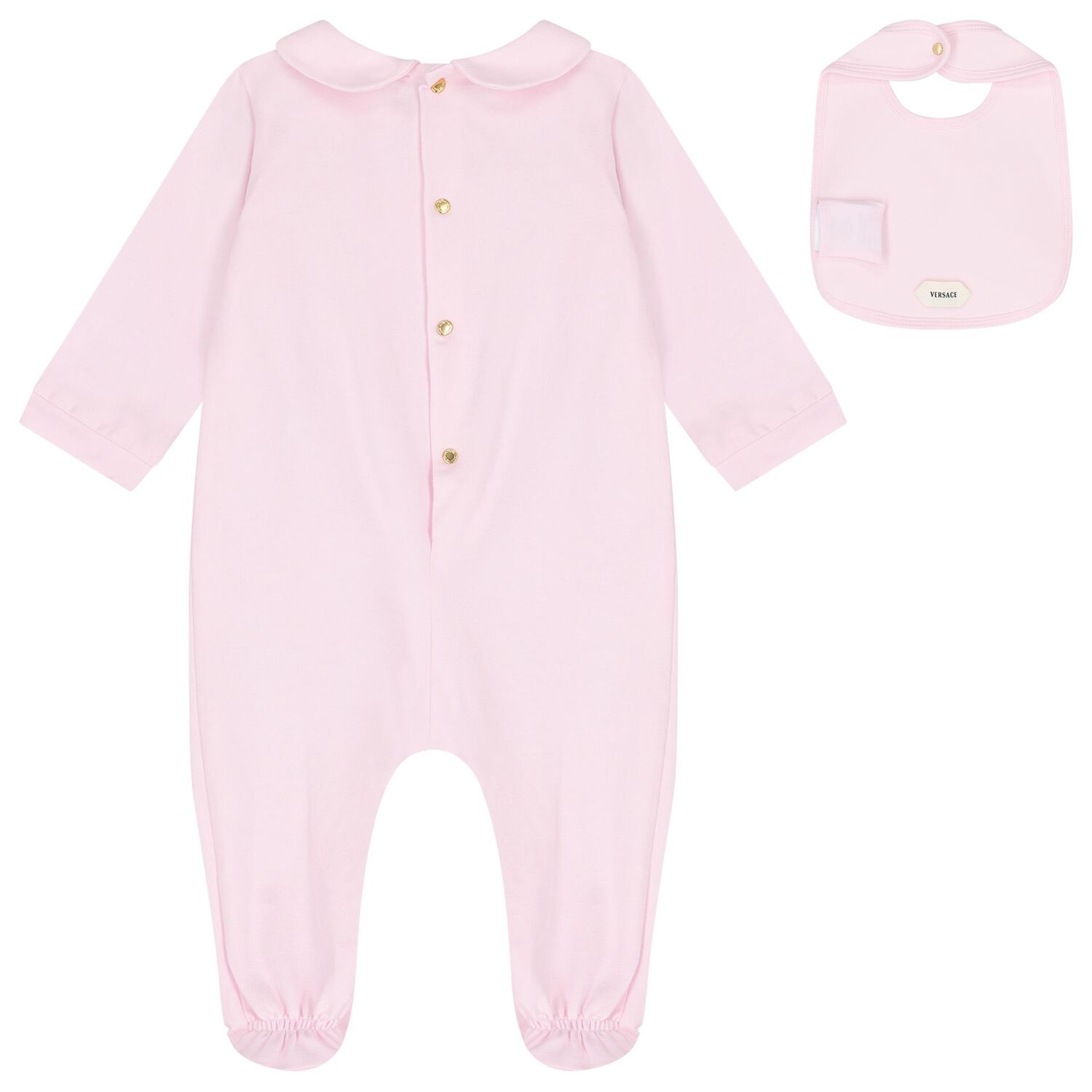 Baby Girls Pink Medusa Logo Babygrow Gift Set, 1, hi-res