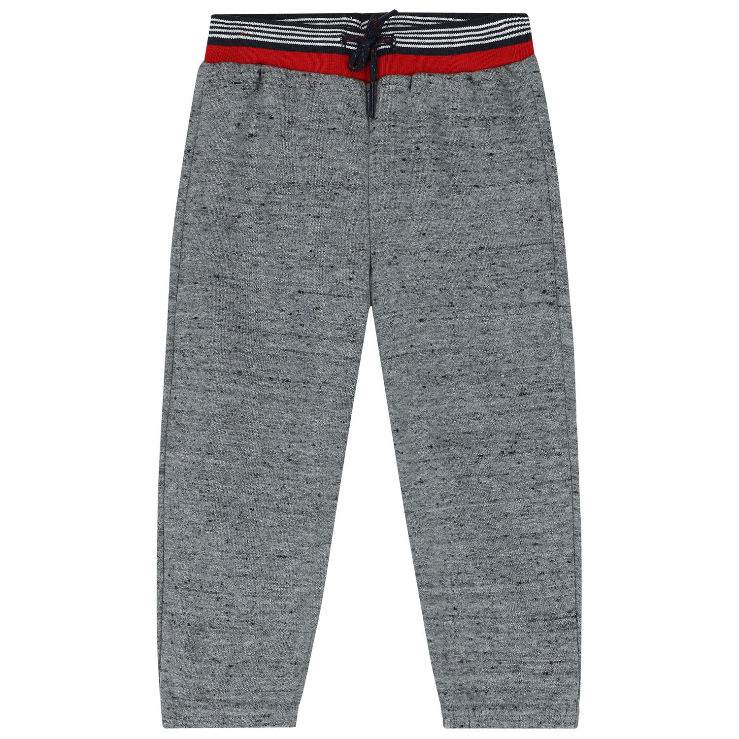 Younger Boys Red, Navy Blue & Grey 3 Piece Tracksuit, 1, hi-res