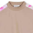Girls Beige Sequin Sweatshirt, 1, hi-res