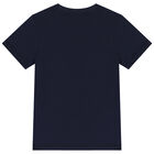 Boys Navy Logo T-Shirt, 1, hi-res